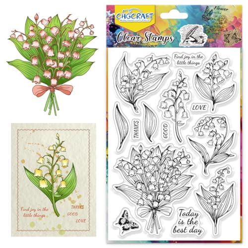 CHGCRAFT Sling Lan Silikon Stempel Blumen Blätter Briefmarke Handwerk Silikonstempel Transparent Stamps Karten Dekoration und Zwischenbücher Album DIY Handwerk CHGCRAFT Sling Lan Silikon Stempel Blumen Blätter Briefmarke Handwerk Silikonstempel Transparent Stamps Karten Dekoration und Zwischenbücher Album DIY Handwerk von CHGCRAFT
