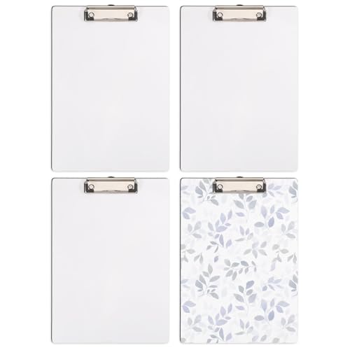 CHGCRAFT Sublimations-Klemmbrett, blanko, 31 x 21,8 cm, MDF-Sublimations-Klemmbrett, Standard mit niedrigem Profil-Clip für Heimwerker und individuelle Designarbeiten, 4 Stück CHGCRAFT Sublimations-Klemmbrett, blanko, 31 x 21,8 cm, MDF-Sublimations-Klemmbrett, Standard mit niedrigem Profil-Clip für Heimwerker und individuelle Designarbeiten, 4 Stück von CHGCRAFT