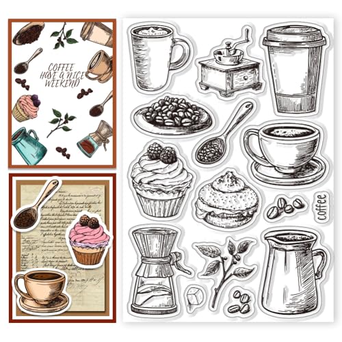 CHGCRAFT Süßigkeiten Kaffee Transparente Siegel Silizium Siegel Siegel Kaffee Tasse Bilderrahmen Kuchen Transparente Siegel Kunsthandwerk Siegel Karten Karten Diät Album Foto Tagebuch CHGCRAFT Süßigkeiten Kaffee Transparente Siegel Silizium Siegel Siegel Kaffee Tasse Bilderrahmen Kuchen Transparente Siegel Kunsthandwerk Siegel Karten Karten Diät Album Foto Tagebuch von CHGCRAFT