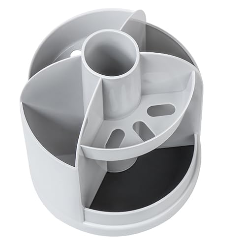 CHHELIHL Multifunktional rotierender Stifthalter Desktop -Organisator mit Fach für Büroschule Raum sparen robuste Kunststoff von CHHELIHL