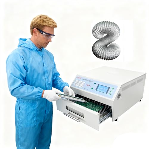 CHHMAELOVE Neuer Tisch-Reflow-Ofen T962A v2.0, konstante Temperatursteuerung, PCB-Reflow-Löt-/SMD-Rework-Station, automatische Reflow-Lötmaschine CHHMAELOVE Neuer Tisch-Reflow-Ofen T962A v2.0, konstante Temperatursteuerung, PCB-Reflow-Löt-/SMD-Rework-Station, automatische Reflow-Lötmaschine von CHHMAELOVE