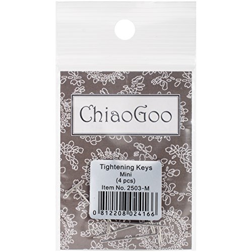 CHIAOGOO 2503 Dreh-/Drehschlüssel Mini, acryl, Mehrfarbig, 0.1 x 4.9 x 7.15 cm, 4 von chiaogoo