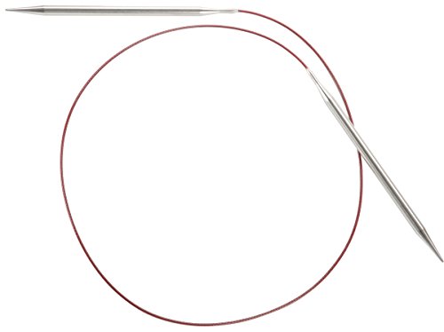 CHIAOGOO Circular Knitting Needle, Sonstige, Silver, Red, 1.27 x 7.62 x 23.11 cm von chiaogoo