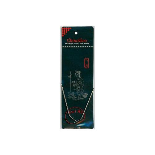 chiaogoo Knit RED US 0 Rundstricknadel, Edelstahl, Silber, 20 x 7 x 1 cm von chiaogoo