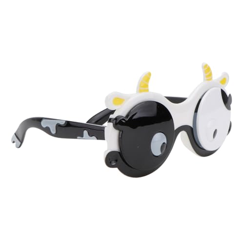 CHICAMPERA 1 Paar Sonnenbrillen im Lustigen Kuh Design Party Dekoration für Farbenfrohe Accessoires für Feiern und Fotorequisiten Leicht und Robust für Unvergessliche von CHICAMPERA