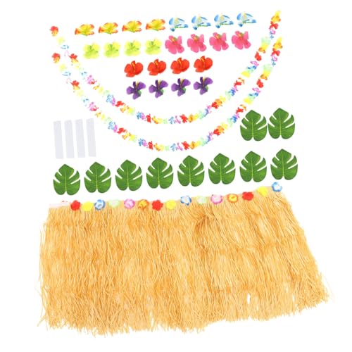 CHICAMPERA 1 Satz Hawaiian Tischrock Set mit Blumen und Schildkrötenblättern Teiliges Partyzubehör für Hawaii Mottopartys Garten und Balkon Dekoration für Luau und Strandfeiern CHICAMPERA 1 Satz Hawaiian Tischrock Set mit Blumen und Schildkrötenblättern Teiliges Partyzubehör für Hawaii Mottopartys Garten und Balkon Dekoration für Luau und Strandfeiern von CHICAMPERA