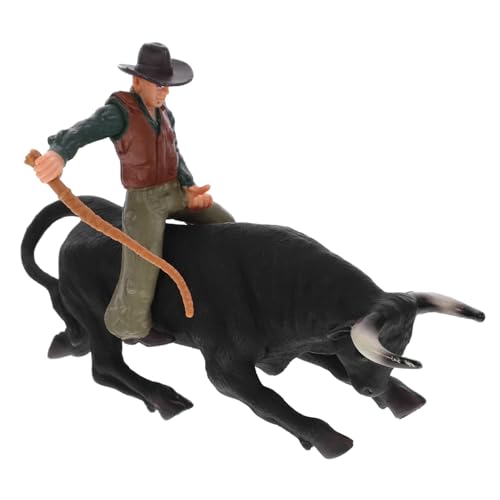 CHICAMPERA 1 Satz Kreatives Western Stierkampf Modell Set Simuliertes Bullen für Tischdekoration und Sammlerstück Realistische Figuren für Junge Mädchen für DIY Fans CHICAMPERA 1 Satz Kreatives Western Stierkampf Modell Set Simuliertes Bullen für Tischdekoration und Sammlerstück Realistische Figuren für Junge Mädchen für DIY Fans von CHICAMPERA