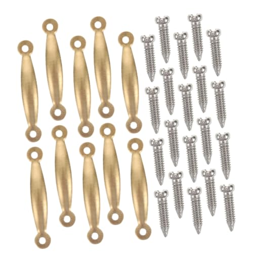 CHICAMPERA 1 Satz Möbelknauf Mini-Möbelgriffe Puppenhaus-Türknöpfe Minis Miniaturmöbel Miniatur-Türgriffe Möbelknopf ziehen Puppenhaus zieht Miniatur-Puppenhauszubehör Metall Golden CHICAMPERA 1 Satz Möbelknauf Mini-Möbelgriffe Puppenhaus-Türknöpfe Minis Miniaturmöbel Miniatur-Türgriffe Möbelknopf ziehen Puppenhaus zieht Miniatur-Puppenhauszubehör Metall Golden von CHICAMPERA