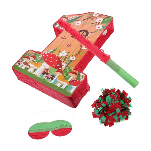 CHICAMPERA 1 Satz Niedliche Pilz Piñata für Geburtstagsfeier Süßigkeiten Piñata für Lustige Deko und Einzigartiges Party Accessoire für Unvergessliche Feiern von CHICAMPERA