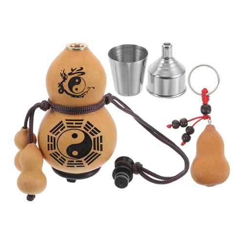 CHICAMPERA 1 Set Kürbis-wasserkrug Im Chinesischen Stil, Kürbis-wasserflasche, Tragbar, Kürbis-wasserflasche, Kürbis-wasserflasche, Kürbis-wasserbehälter Für Den Außenbereich CHICAMPERA 1 Set Kürbis-wasserkrug Im Chinesischen Stil, Kürbis-wasserflasche, Tragbar, Kürbis-wasserflasche, Kürbis-wasserflasche, Kürbis-wasserbehälter Für Den Außenbereich von CHICAMPERA
