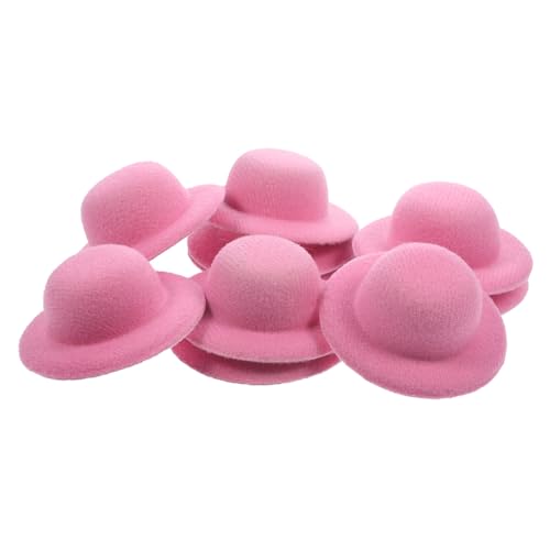 CHICAMPERA 10 Stück Kleines Strohhutspielzeug winzig rustikal kleine Puppen bunt Puppenhut Mini-Bastelhüte für den BAU Hutverzierung Hut zubehör selber Machen Flanell Rosa CHICAMPERA 10 Stück Kleines Strohhutspielzeug winzig rustikal kleine Puppen bunt Puppenhut Mini-Bastelhüte für den BAU Hutverzierung Hut zubehör selber Machen Flanell Rosa von CHICAMPERA