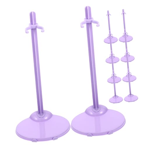 CHICAMPERA 10 Stück Puppenständer Teiliges Verstellbarer Puppenhalter aus Stabiler Display Ständer für Puppen für Einfach zu Verstauen von CHICAMPERA