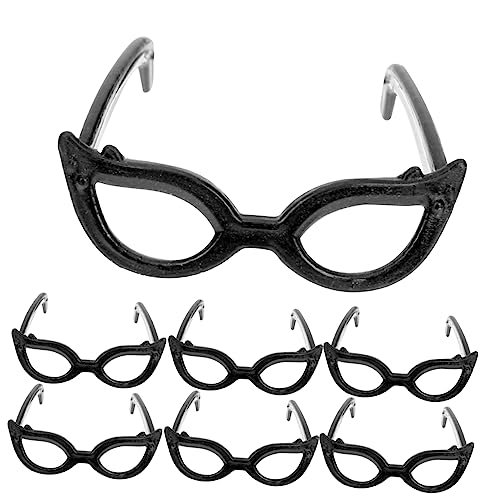 CHICAMPERA 100 Stück Mini-Brillenspielzeug Puppe für Gläser Mein hoch Miniaturbrille Brille winzige Brille Plastik Black CHICAMPERA 100 Stück Mini-Brillenspielzeug Puppe für Gläser Mein hoch Miniaturbrille Brille winzige Brille Plastik Black von CHICAMPERA