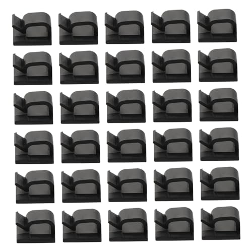 CHICAMPERA 100 Stück Selbstklebende Kabelclips Kabelmanagement Klemmen Nylon Drahthalter für Büro Zuhausepc Ladegerät Transparent CHICAMPERA 100 Stück Selbstklebende Kabelclips Kabelmanagement Klemmen Nylon Drahthalter für Büro Zuhausepc Ladegerät Transparent von CHICAMPERA