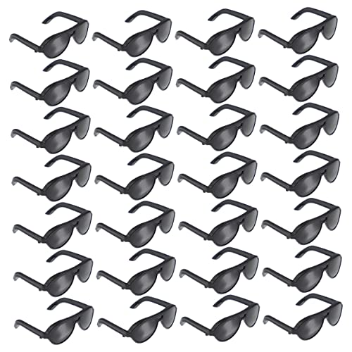 CHICAMPERA 100 Stück Sonnenbrillenspielzeug Mini Kostüm Puppenbrillen Babypuppe Gläser Sonnenbrillen für Puppen Brille für Puppe kleine Puppensonnenbrille Puppenhaus-Sonnenbrille PVC Schwarz CHICAMPERA 100 Stück Sonnenbrillenspielzeug Mini Kostüm Puppenbrillen Babypuppe Gläser Sonnenbrillen für Puppen Brille für Puppe kleine Puppensonnenbrille Puppenhaus-Sonnenbrille PVC Schwarz von CHICAMPERA