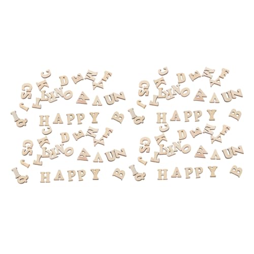 CHICAMPERA 104Stücke Holzbuchstaben Ausschnitte zum Selbermachen Große und Kleine für Kreative DIY Projekte Natürliche Holzfarbe für Dekorationen Geschenkkarten CHICAMPERA 104Stücke Holzbuchstaben Ausschnitte zum Selbermachen Große und Kleine für Kreative DIY Projekte Natürliche Holzfarbe für Dekorationen Geschenkkarten von CHICAMPERA