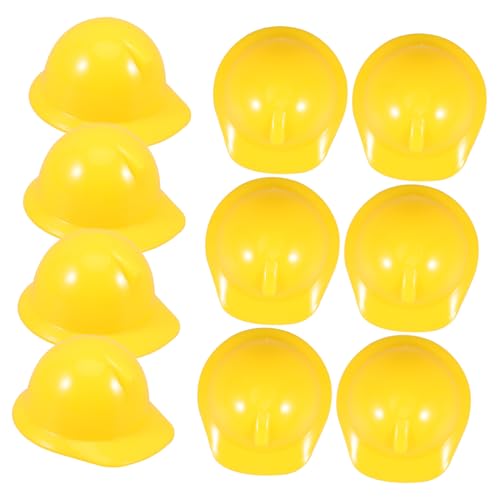 CHICAMPERA 10Stücke Bauhelm Kunststoff Schutzhelme Vielseitige Dekoration für Puppen DIY Projekte und Partys für Kreative Bastelideen und Besondere Anlässe von CHICAMPERA