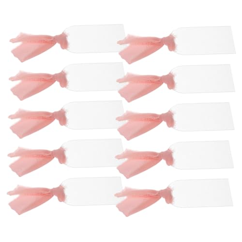 CHICAMPERA 10Stücke Hochzeitsschilder Transparente Reservierungsschilder mit Aufhängung für Sitzplatzgestaltung bei Hochzeiten und Partys Langlebig und Wiederverwendbar von CHICAMPERA