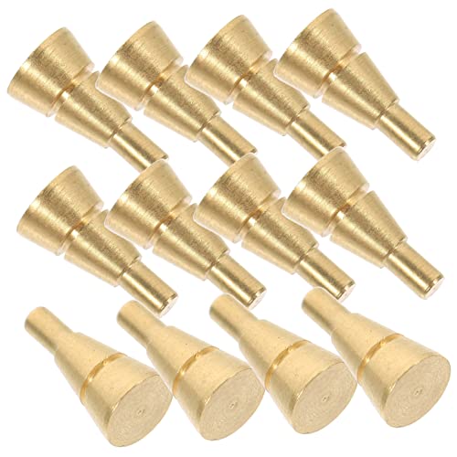 CHICAMPERA 12 Stück Möbelgriffe Teiliges Runde Metallgriffe für Puppenhaus Deko Zubehör für Miniaturmöbel DIY Accessoires für Kreative Gestaltung von CHICAMPERA