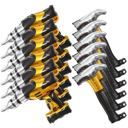 CHICAMPERA 12 Stück Teiliges Kreative Aluminiumfolien Ballon Reparaturwerkzeuge für Geburtstagsfeiern Langlebige Luftdichte Folienballons für Unvergessliche Partys und Foto Props CHICAMPERA 12 Stück Teiliges Kreative Aluminiumfolien Ballon Reparaturwerkzeuge für Geburtstagsfeiern Langlebige Luftdichte Folienballons für Unvergessliche Partys und Foto Props von CHICAMPERA