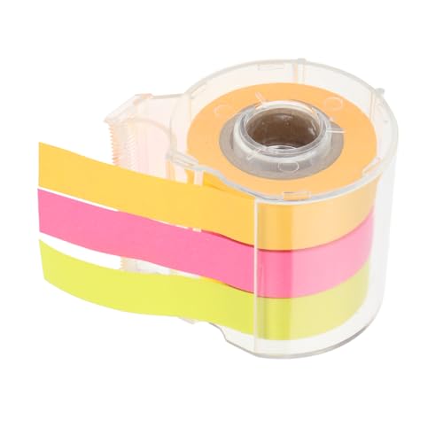 CHICAMPERA 1satz Selbstklebende Haftnotizen Mit Abroller Bunte Memo-Sticker Für Büro Und Zuhause Zum Organisieren Und Festhalten Wichtiger Notizen von CHICAMPERA