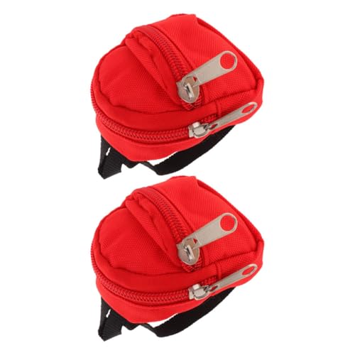 CHICAMPERA 2 Stück Puppenrucksack interaktives Puppen Accessoires puppenspielzeug Rucksack für Spielzeugpuppen Puppen Kleidung Puppenschulzubehör Puppenkleidungstasche Polyester rot CHICAMPERA 2 Stück Puppenrucksack interaktives Puppen Accessoires puppenspielzeug Rucksack für Spielzeugpuppen Puppen Kleidung Puppenschulzubehör Puppenkleidungstasche Polyester rot von CHICAMPERA