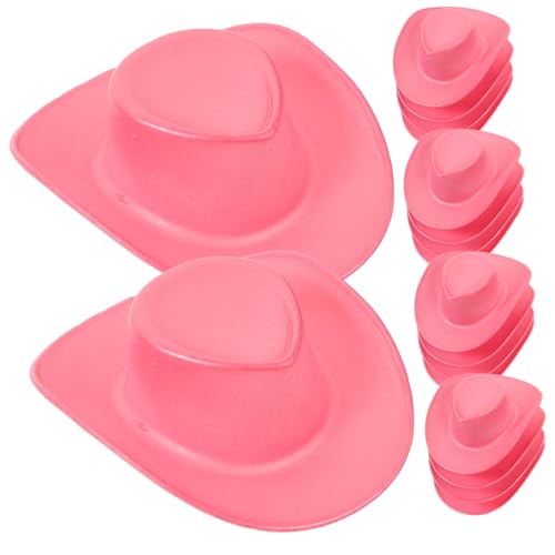 CHICAMPERA 20 Stück Mini-cowboyhut Hüte Für Frauen Miniatur-puppenhüte Hut Frauen Cowboy-Hut Cowboy-partygeschenke Puppenhaus Mini-westernkappen Alle Bräunen Kuh Mini-hüte Rosa CHICAMPERA 20 Stück Mini-cowboyhut Hüte Für Frauen Miniatur-puppenhüte Hut Frauen Cowboy-Hut Cowboy-partygeschenke Puppenhaus Mini-westernkappen Alle Bräunen Kuh Mini-hüte Rosa von CHICAMPERA