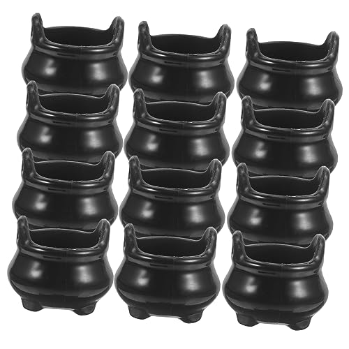 CHICAMPERA 24 Stück Hexenkesseldekoration Halloween-Figuren Mini Sachen Hexenminiatur Mini-Kesseltopf Dein Mini-Kesseltöpfe Mini-Kessel aus Kunststoff Halloween-Miniaturkessel Plastik Schwarz CHICAMPERA 24 Stück Hexenkesseldekoration Halloween-Figuren Mini Sachen Hexenminiatur Mini-Kesseltopf Dein Mini-Kesseltöpfe Mini-Kessel aus Kunststoff Halloween-Miniaturkessel Plastik Schwarz von CHICAMPERA