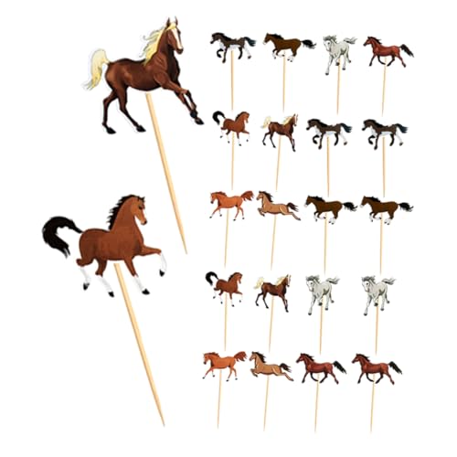 CHICAMPERA 24 Stück Kreative Cupcake Topper für Babyparty und Farm Themenfeiern Tiermotiv Kuchendekoration für Geburtstag und von CHICAMPERA