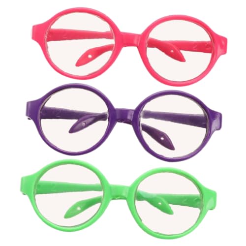 CHICAMPERA 3 Stück Mini-Brillenspielzeug Lesebrille für Puppen doll Brille Puppenzubehör Puppe Cosplay Brille klein Gläser Puppe verkleiden Zubehör Puppenbrillen Plastik Zufällige Farbe CHICAMPERA 3 Stück Mini-Brillenspielzeug Lesebrille für Puppen doll Brille Puppenzubehör Puppe Cosplay Brille klein Gläser Puppe verkleiden Zubehör Puppenbrillen Plastik Zufällige Farbe von CHICAMPERA