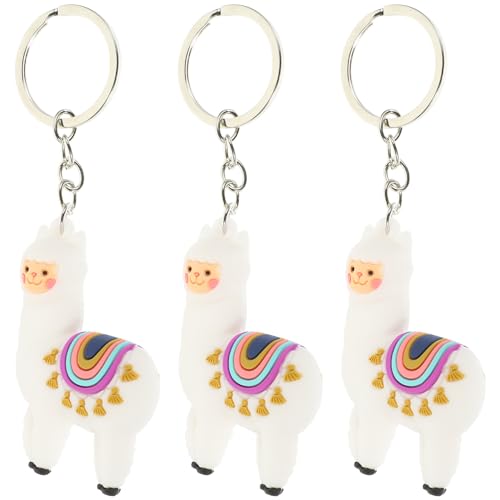 CHICAMPERA 3 Stück Schlüsselanhänger Süße Tier Schlüsselketten für Taschen Handtaschen und Rucksäcke Party Mitgebsel und Dekorationen für Kindergeburtstage von CHICAMPERA
