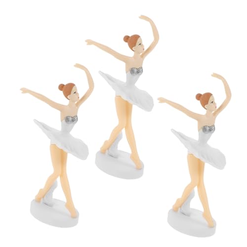 CHICAMPERA 3 Stück Teiliges Ballett Tänzerinnen Figuren Torten Deko für Geburtstag Hochzeit und Feiern Süße Mädchen Cake Topper für Kreative Backideen und Stilvolle Desserts CHICAMPERA 3 Stück Teiliges Ballett Tänzerinnen Figuren Torten Deko für Geburtstag Hochzeit und Feiern Süße Mädchen Cake Topper für Kreative Backideen und Stilvolle Desserts von CHICAMPERA