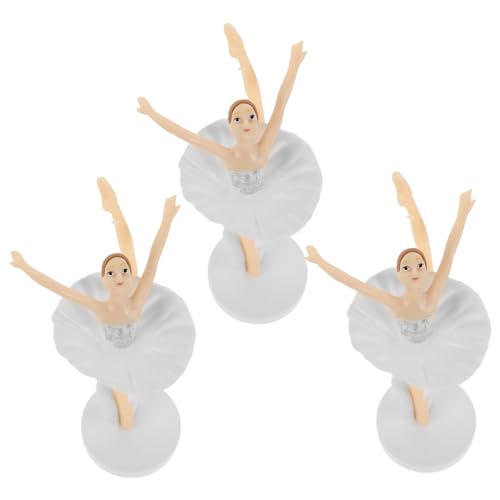 CHICAMPERA 3 Stück Teiliges Ballettmädchen Tortendekorations Tanzende Figuren für Hochzeit und Geburtstag Bezaubernde Kuchendeko für Besondere Anlässe und Feiern CHICAMPERA 3 Stück Teiliges Ballettmädchen Tortendekorations Tanzende Figuren für Hochzeit und Geburtstag Bezaubernde Kuchendeko für Besondere Anlässe und Feiern von CHICAMPERA