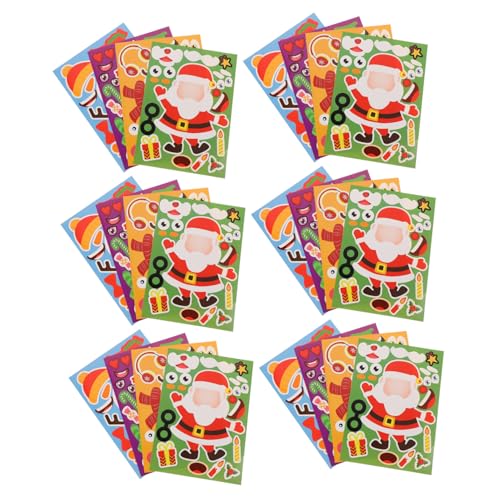 CHICAMPERA 32blätter Junge Mädchen Puzzle Sticker Für Weihnachten Schneemann Und Santa Aufkleber Bastelset Für Junge Mädchen Dekoration Für Feste Und Feiertage Designs Sticker CHICAMPERA 32blätter Junge Mädchen Puzzle Sticker Für Weihnachten Schneemann Und Santa Aufkleber Bastelset Für Junge Mädchen Dekoration Für Feste Und Feiertage Designs Sticker von CHICAMPERA