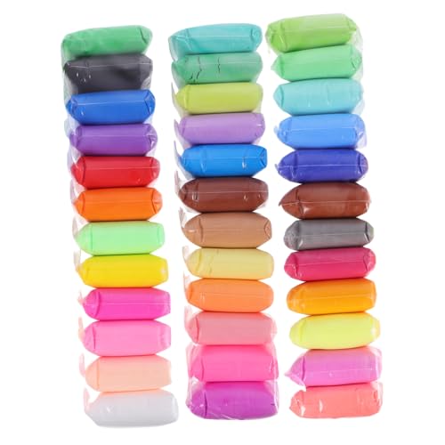 CHICAMPERA 36 Packungen Farben Modelliermasse für DIY Kreativ Basteln Polymer Clay Knetmasse Ultraleicht Bunt zum Formen von Figuren und Ornamenten für Jungen und Mädchen Ab Jahren von CHICAMPERA