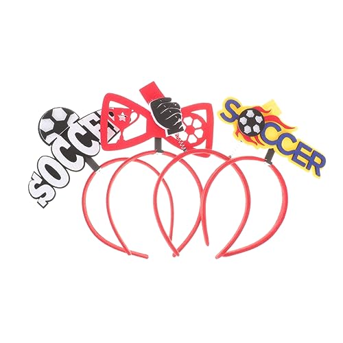 CHICAMPERA 4 Stück Fußball-fan-stirnband Partygeschenke Fußball -themenpartyzubehör Partybedarf Im Freien Sportliches Stirnband Party-haar- -accessoire Haarband Im Fußball-design Hoch Abs CHICAMPERA 4 Stück Fußball-fan-stirnband Partygeschenke Fußball -themenpartyzubehör Partybedarf Im Freien Sportliches Stirnband Party-haar- -accessoire Haarband Im Fußball-design Hoch Abs von CHICAMPERA