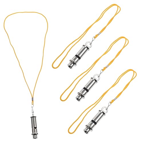 CHICAMPERA 4 Stück Schiedsrichterpfeifen aus Lauter Klarer für Sport Outdoor Aktivitäten und Notfälle für Trainer und Offizielle CHICAMPERA 4 Stück Schiedsrichterpfeifen aus Lauter Klarer für Sport Outdoor Aktivitäten und Notfälle für Trainer und Offizielle von CHICAMPERA
