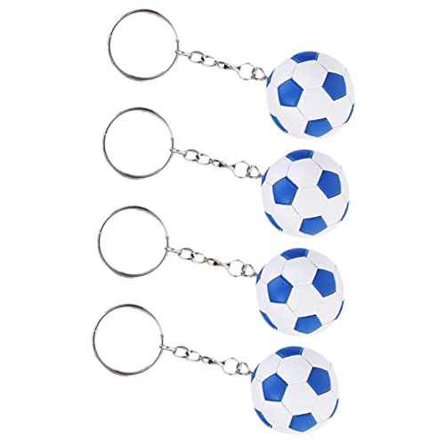 CHICAMPERA 4Stücke Fußball Schlüsselanhänger Charmante Schlüsselkettenringe Fußball Dekoration für Taschen Geldbörsen und für Fußballfans CHICAMPERA 4Stücke Fußball Schlüsselanhänger Charmante Schlüsselkettenringe Fußball Dekoration für Taschen Geldbörsen und für Fußballfans von CHICAMPERA