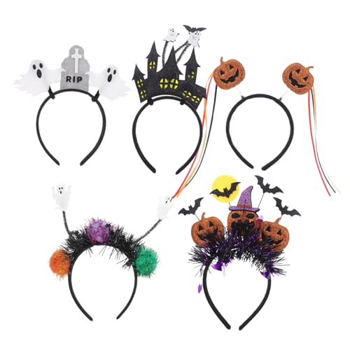 CHICAMPERA 5 Stück Halloween-stirnband Halloween-zubehör Für Frauen Geburtstags -cosplay -foto -requisiten Gefühlt CHICAMPERA 5 Stück Halloween-stirnband Halloween-zubehör Für Frauen Geburtstags -cosplay -foto -requisiten Gefühlt von CHICAMPERA