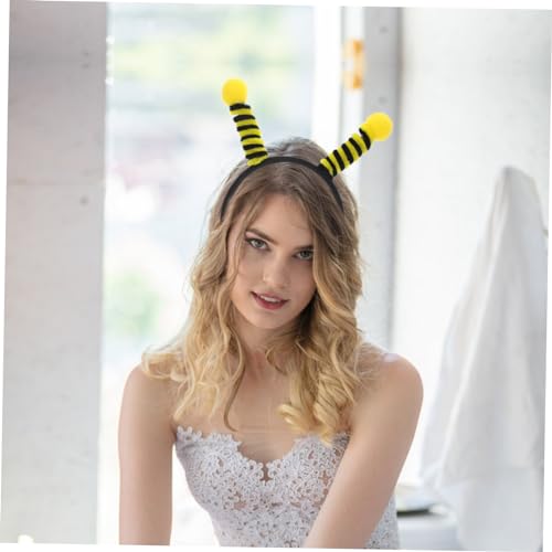 CHICAMPERA 5 Stück Teiliges Bienen Stirnband Haar Accessoire für Party Cosplay Geburtstagsfeier Bienenkopf Haarreifen Leicht Bequem Vielseitig für Bühne und Kostüm CHICAMPERA 5 Stück Teiliges Bienen Stirnband Haar Accessoire für Party Cosplay Geburtstagsfeier Bienenkopf Haarreifen Leicht Bequem Vielseitig für Bühne und Kostüm von CHICAMPERA
