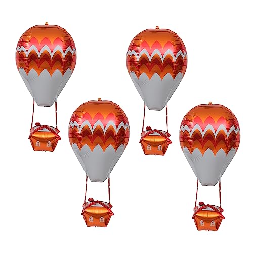 CHICAMPERA 5Stücke Aluminiumfolienballons Heißluftballon Design für Babyparty Dekoration Metallic Luftballons für Festliche Anlässe und Unvergessliche Fotorequisiten CHICAMPERA 5Stücke Aluminiumfolienballons Heißluftballon Design für Babyparty Dekoration Metallic Luftballons für Festliche Anlässe und Unvergessliche Fotorequisiten von CHICAMPERA