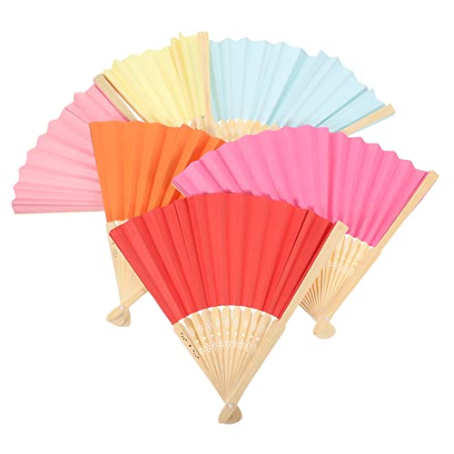 CHICAMPERA 6 Stück Handfächer Faltbare Papierfächer für Diy Kreative Dekoration und Partys für Hochzeiten Kinderzimmer und Besondere Anlässe CHICAMPERA 6 Stück Handfächer Faltbare Papierfächer für Diy Kreative Dekoration und Partys für Hochzeiten Kinderzimmer und Besondere Anlässe von CHICAMPERA