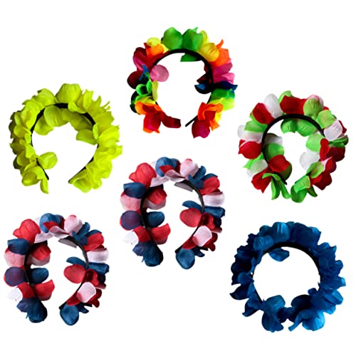 CHICAMPERA 6 Stück Hawaiianische Blumen Haarbänder Teiliges Dekorative Kopfbedeckungen für Sommerpartys Strandfeiern Kostümpartys und Aufführungen Bequeme und Vielseitige Haaraccessoires für CHICAMPERA 6 Stück Hawaiianische Blumen Haarbänder Teiliges Dekorative Kopfbedeckungen für Sommerpartys Strandfeiern Kostümpartys und Aufführungen Bequeme und Vielseitige Haaraccessoires für von CHICAMPERA