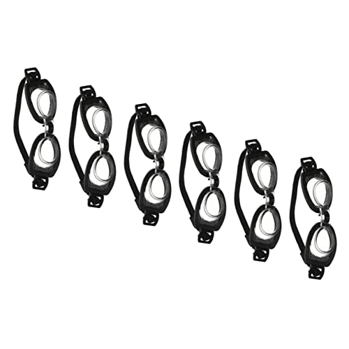 CHICAMPERA 6 Stück Mini Schwimm Brille Puppenzubehör Puppe Brille Brille Puppenbrillen Puppenstütze Puppenbrille Mini Brille Für Puppe Mini-brillenpuppen Brillen Für Puppen Plastik Black von CHICAMPERA