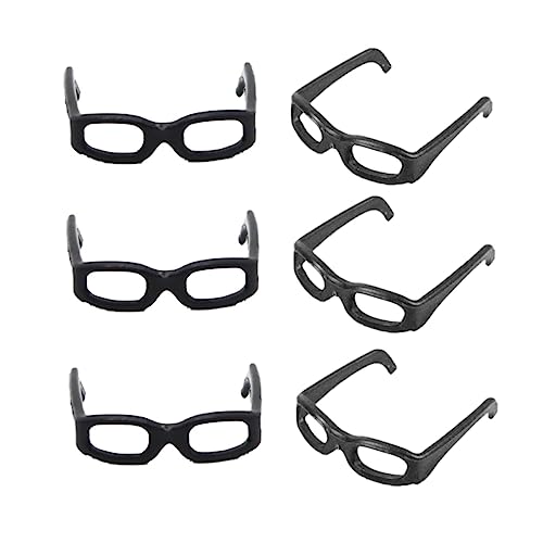 CHICAMPERA 60 Stück Schwarze Rahmenbrillenspielzeug Mini Puppe Sonnenbrille Winzige Gläser Mode Trendige Brille Puppendekore Puppe Gesicht Dekoration DIY-puppenwerkzeuge Plastik CHICAMPERA 60 Stück Schwarze Rahmenbrillenspielzeug Mini Puppe Sonnenbrille Winzige Gläser Mode Trendige Brille Puppendekore Puppe Gesicht Dekoration DIY-puppenwerkzeuge Plastik von CHICAMPERA