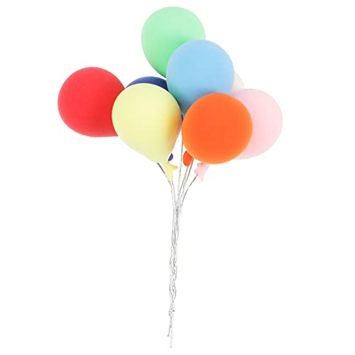 CHICAMPERA 8 Stück Miniatur Luftballons Set für Puppenhäuser Handgefertigte Tonballons zur Dekoration von Mikrolandschaften für Geburtstagsfeiern und Kreative Anlässe CHICAMPERA 8 Stück Miniatur Luftballons Set für Puppenhäuser Handgefertigte Tonballons zur Dekoration von Mikrolandschaften für Geburtstagsfeiern und Kreative Anlässe von CHICAMPERA