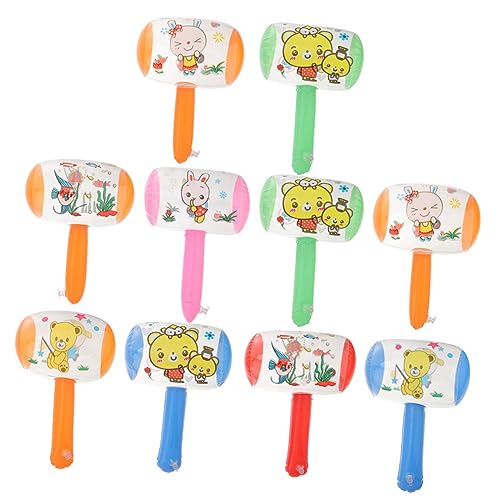 CHICAMPERA 8Stücke Aufblasbare Cartoon Hammer mit Glocke Lustiges Poolparty Mottopartys Cosplay und für von CHICAMPERA