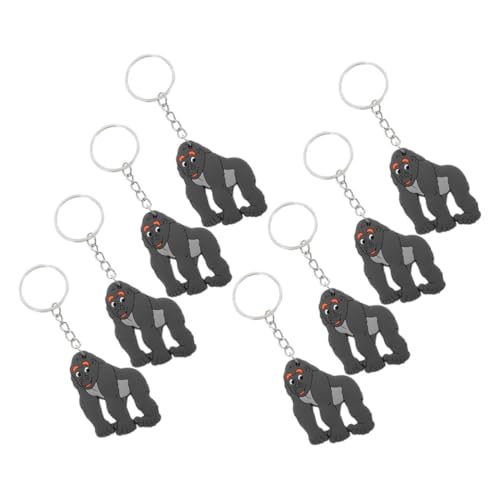 CHICAMPERA 8Stücke Gorilla Schlüsselanhänger Modischer Anhänger für Kindergeburtstagsfeiern Tier Charmante Hängeornamente für Taschen und Geldbörsen CHICAMPERA 8Stücke Gorilla Schlüsselanhänger Modischer Anhänger für Kindergeburtstagsfeiern Tier Charmante Hängeornamente für Taschen und Geldbörsen von CHICAMPERA