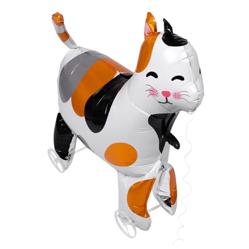CHICAMPERA Ballon mit Rädern geburtstagsdekoration geburtstagsballon D Tierballon kindergeburtstag deko luftballons Dinosaurier-Folienballons aufblasbare tiere für party Aluminiumfolie von CHICAMPERA
