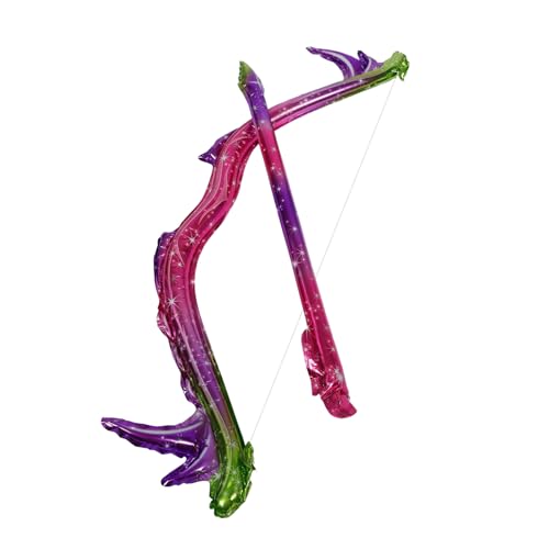 CHICAMPERA Ballon- und Bogen für valentinstag deko Lustige Ballons Kinderfest Deko Pfeilballon Dekorationen Party bunt lebendig Pfeilstütze PVC Violett von CHICAMPERA